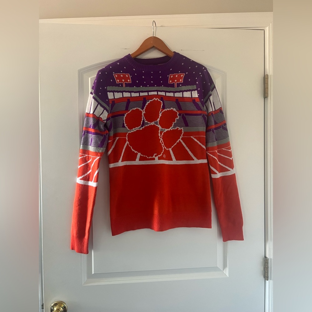 Vintage Clemson Football Ugly Sweater